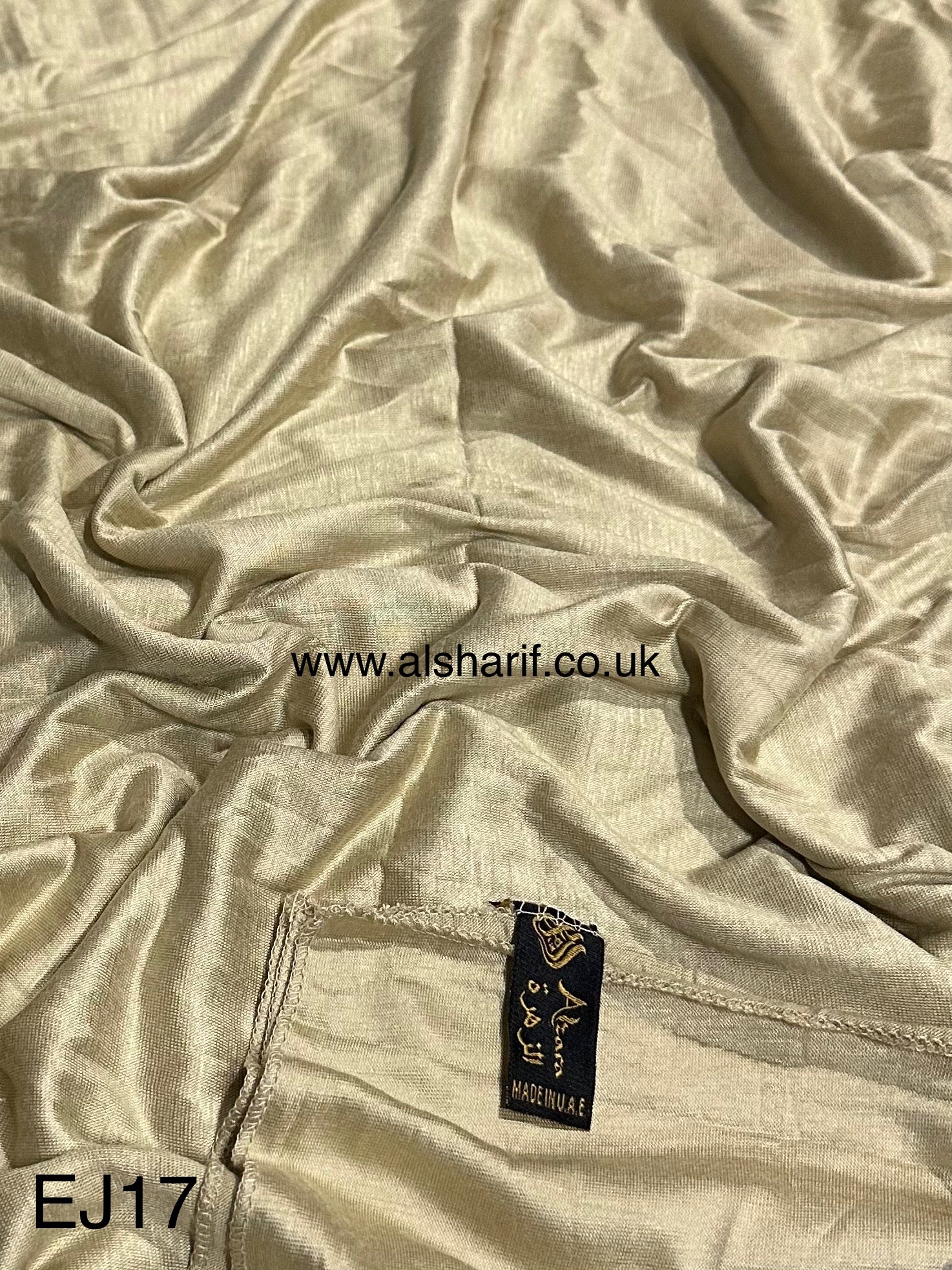 Emirati Jersey Hijab Gold 