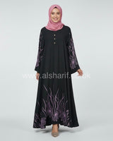 Flared Abaya Dress