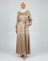 Satin Abaya Dress