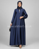 Satin Abaya Dress