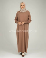 Closed Batwing Crepe Abaya