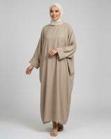 Wide Crepe Closed Abaya