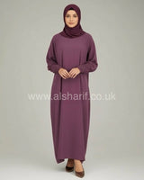 Closed Batwing Crepe Abaya