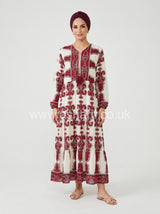 V-Neck Tiered Summer Dress