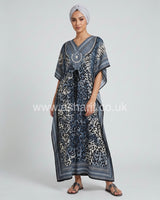 Summer Printed Kaftan Dress