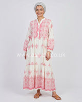 Printed Tiered Summer Maxi Dress