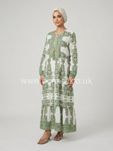 V-Neck Tiered Summer Dress