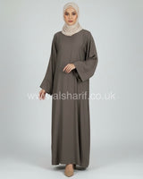 Wide Satin Abaya
