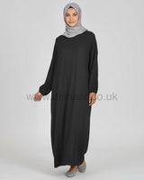 Plain Closed Crepe Abaya