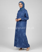 Textured Dress With Hijab