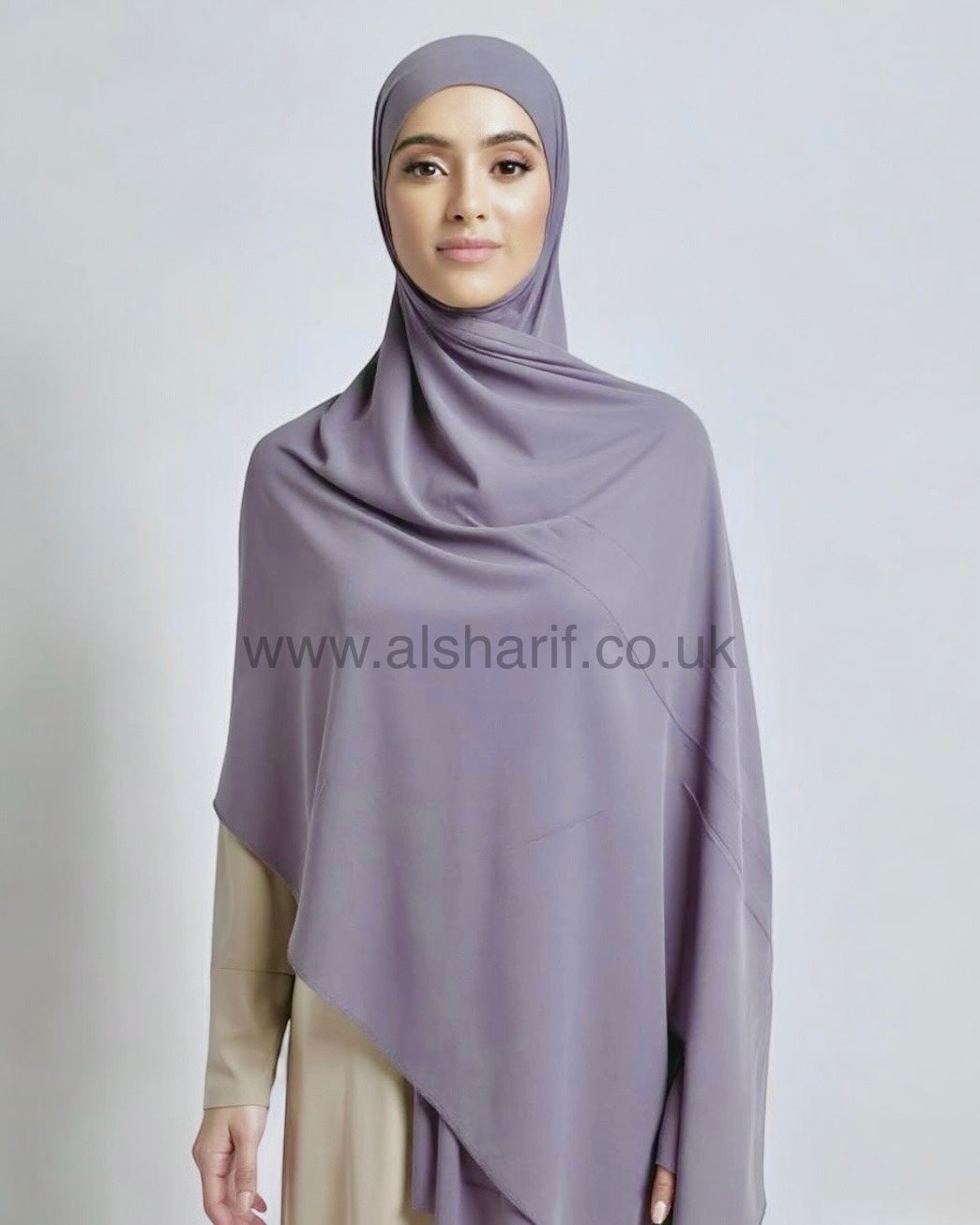 Maxi Emirati Jersey Hijab Lilac Purple 