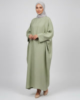 Wide Crepe Closed Abaya