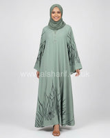 Flared Abaya Dress