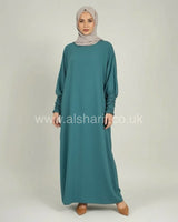 Closed Batwing Crepe Abaya