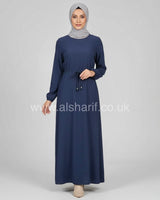 Plain Crepe Abaya Dress