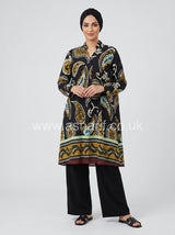 Paisley Print Wide Tunic Top