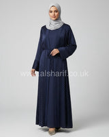 2 Piece Set Satin Abaya