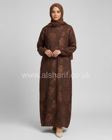 Textured Dress With Hijab