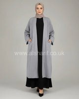 Oversized Crepe Cardigan