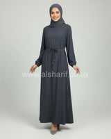 Premium Plain Satin Abaya Dress