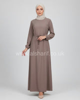 Premium Plain Satin Abaya Dress
