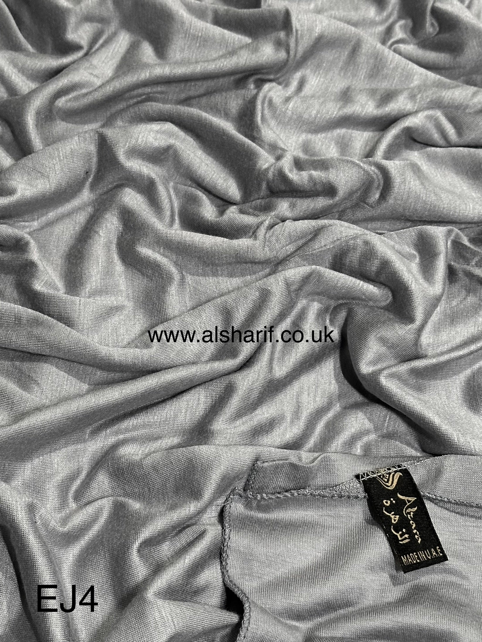 Emirati Jersey Hijab Grey
