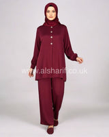 Crinkled Satin Co-ord Set