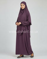 2 Piece Jilbab Abaya + Khimar
