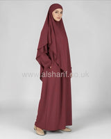 2 Piece Jilbab Abaya + Khimar