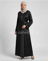 2 Piece Set Satin Abaya