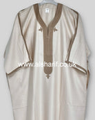 Beige Moroccan Thobe Jubba Gandoura M20