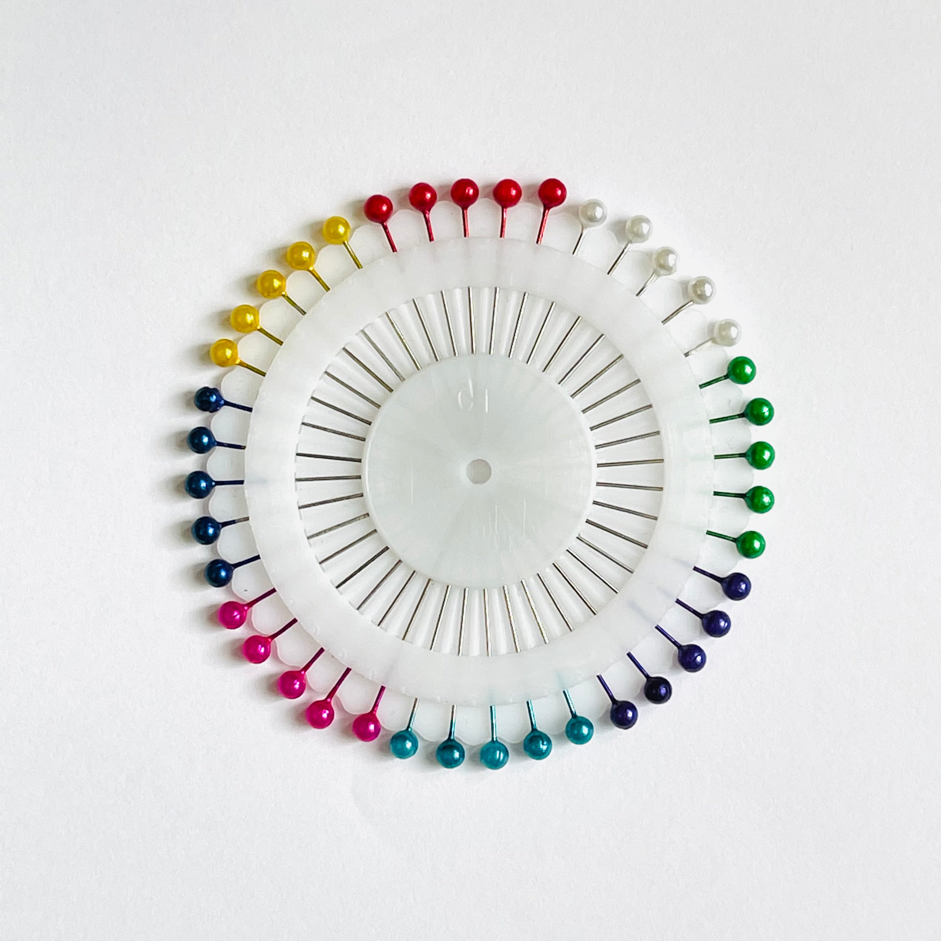 Set of 40 Multi Coloured Hijab Pins 3.5cm Long #23 - AL SHARIF STORE