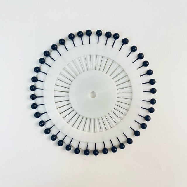 Set of 40 Black Hijab Pins 3.5cm Long #14 - AL SHARIF STORE